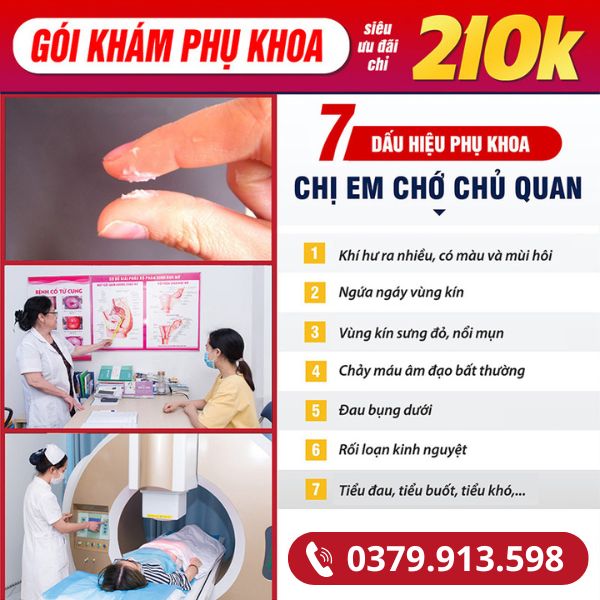Chi phí khám phụ khoa ở Đà Nẵng chỉ 210K