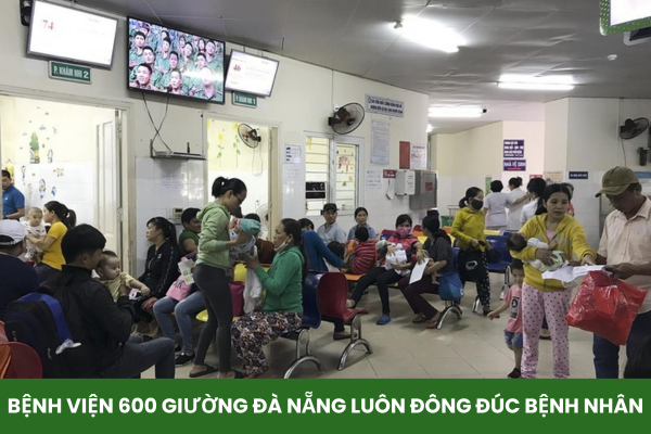 Bệnh viện 600 giường Đà Nẵng luôn đông đúc bệnh nhân