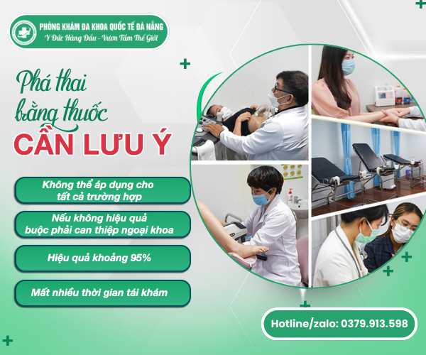 Phá thai bằng thuốc cần lưu ý những gì 