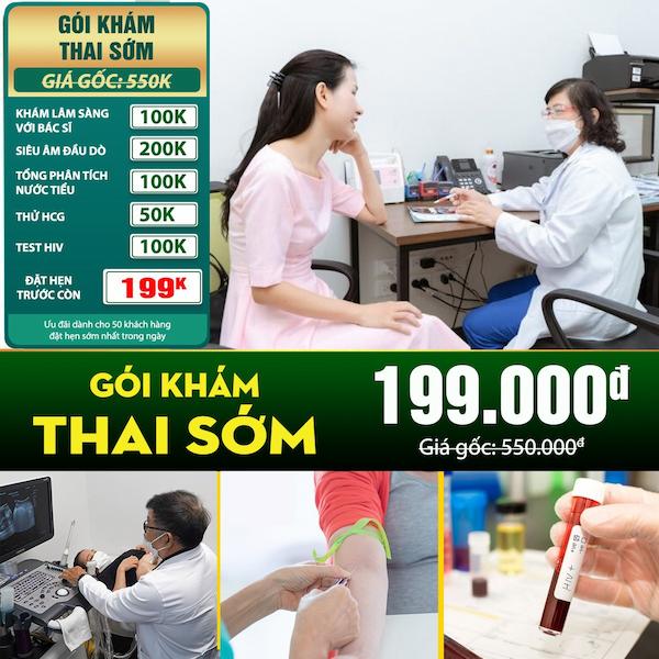 Ưu đãi khám thai sớm 199K tại địa chỉ phá thai an toàn ở Huế